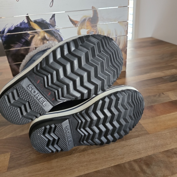 Sorel Boys Girls Little-big Kid Yoot Pac Nylon Snow Boot in Blue Size 10 - Picture 11 of 12